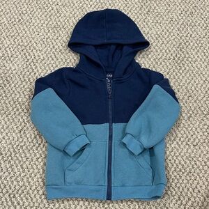 Okie Dokie Navy and Teal Kids' Hoodie